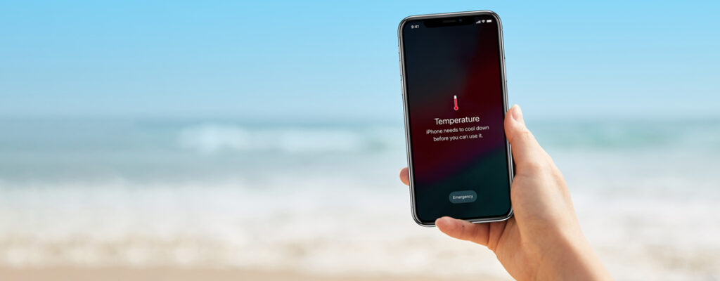 Smartphone overheating summer