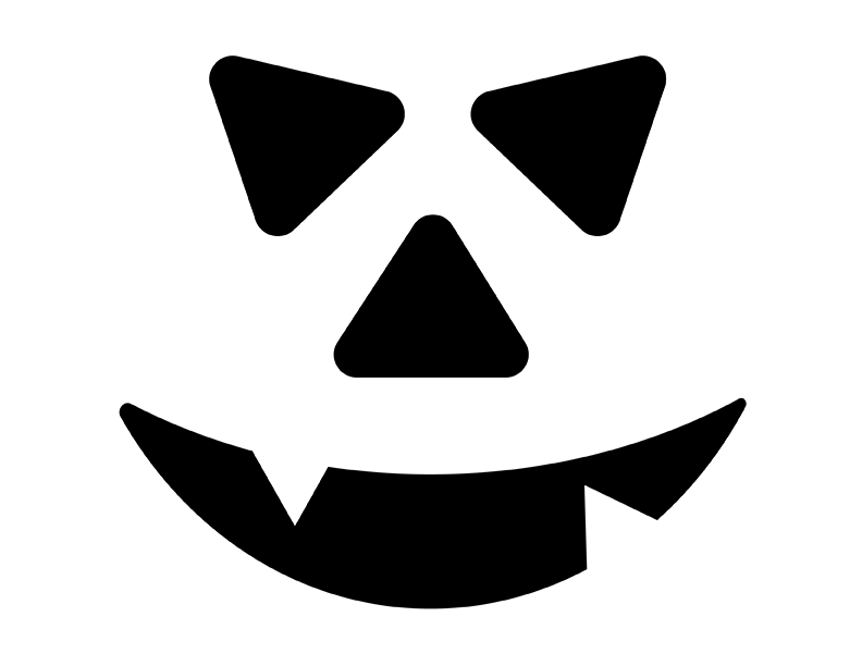 pumpkin carving template 1