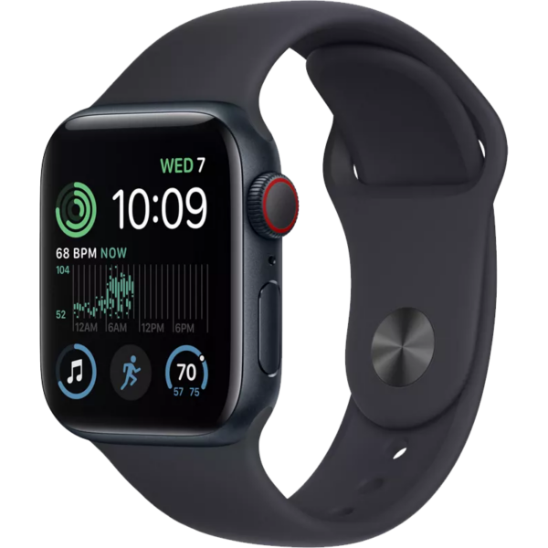 apple watch se lte 40mm midnight aluminum