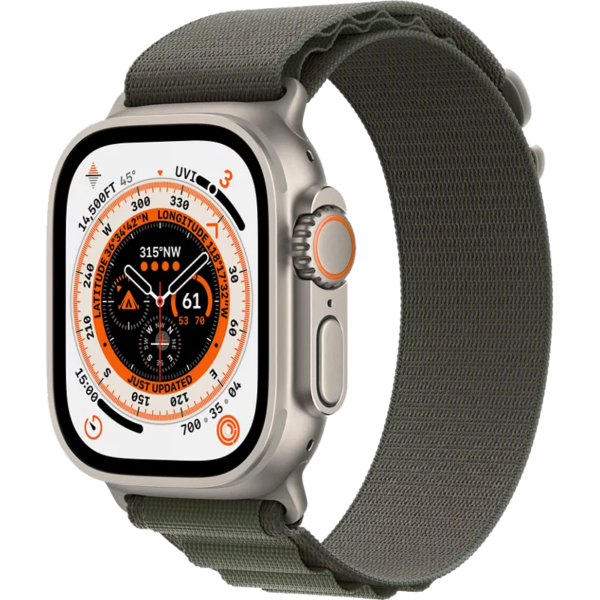 apple watch ultra 49mm titanium green