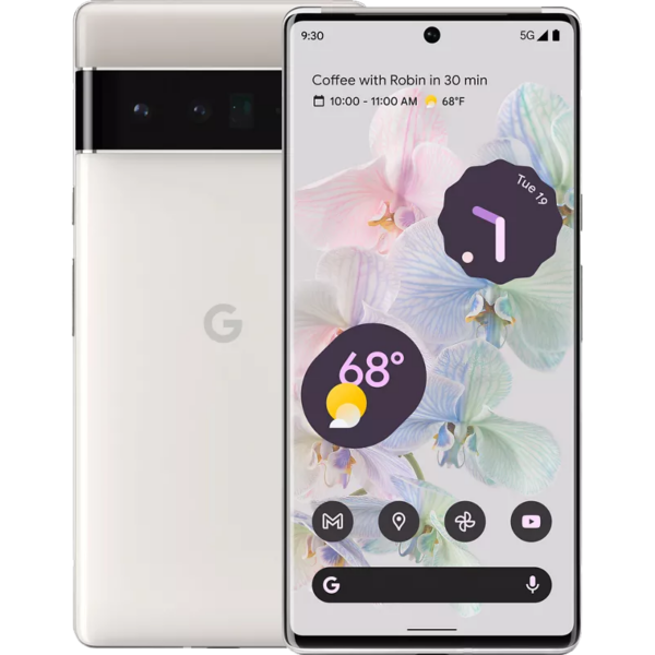 google pixel 6 pro cloudy white