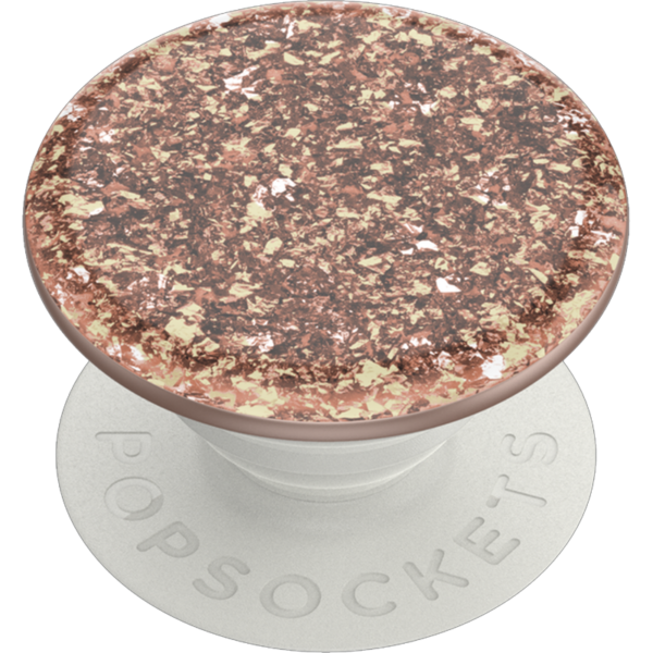 popsocket rose gold confetti