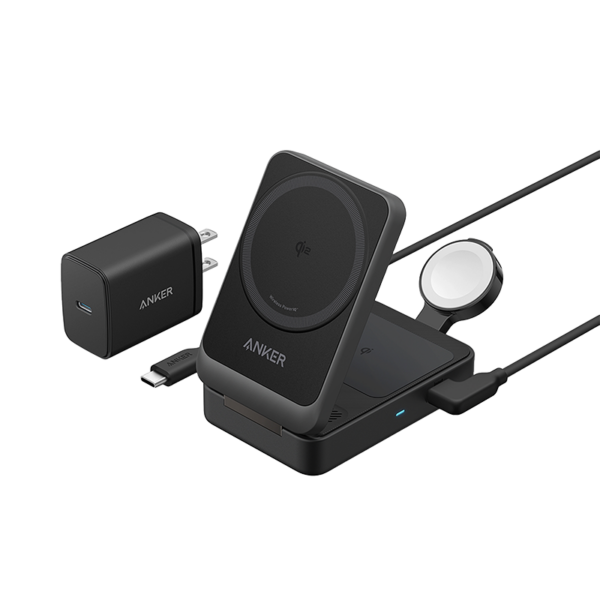anker mag go foldable wireless charging station